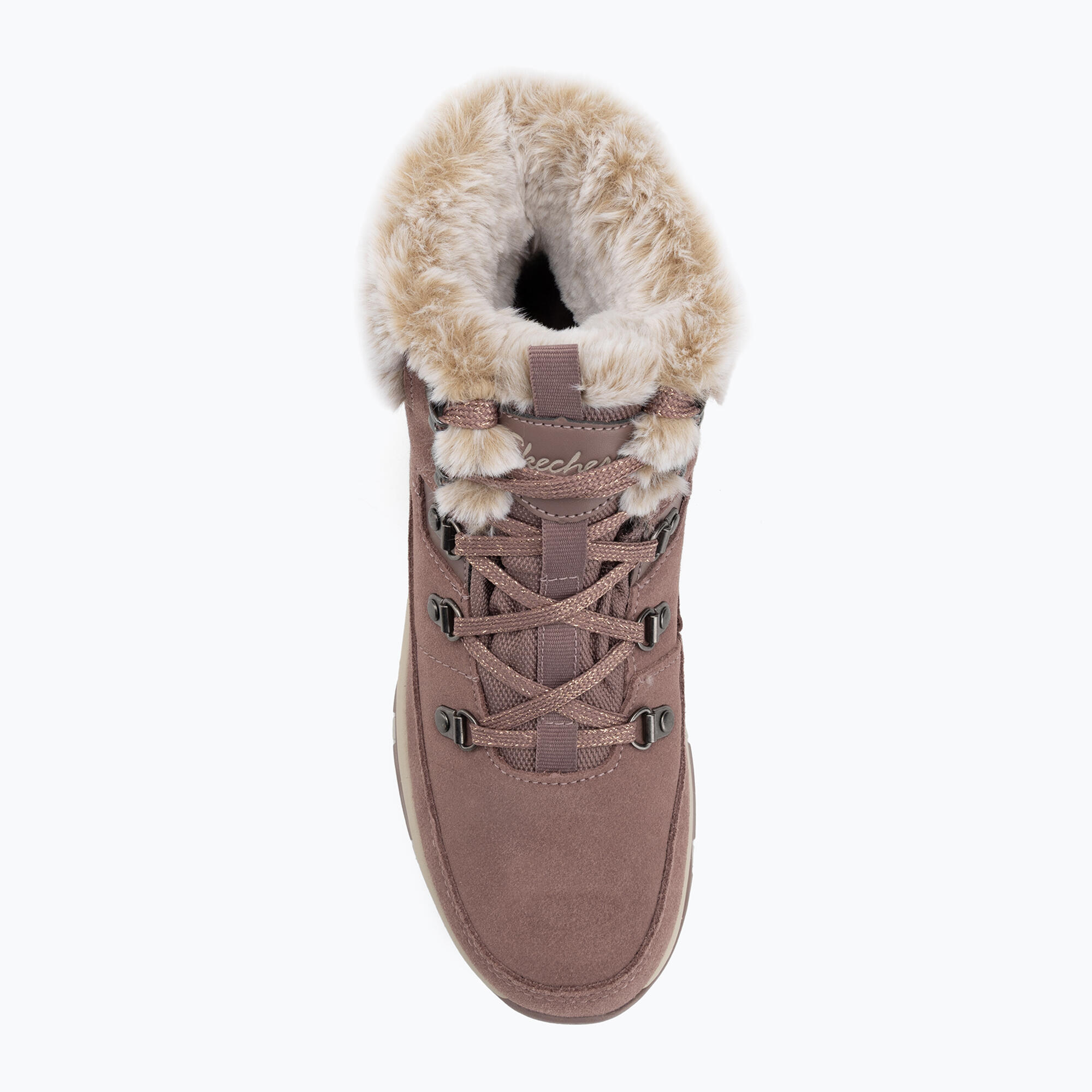 Botines Skechers Mujer Trego - Snow Worries rosas 5/7