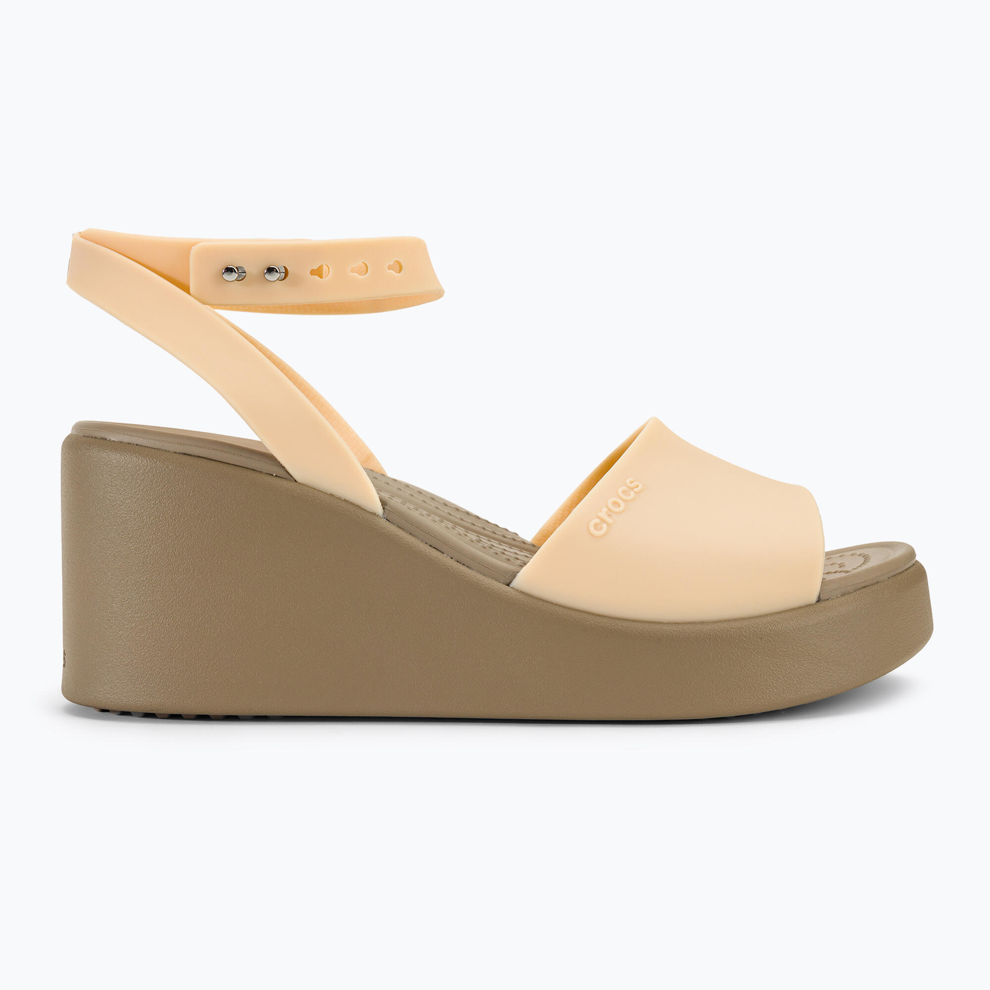 Sandały damskie Crocs Brooklyn Ankle Strap Wedge 2/7