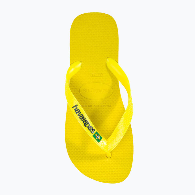 Japonki Havaianas Brasil Logo Neon