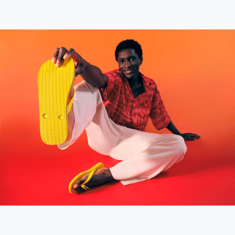 Japonki Havaianas Brasil Logo Neon