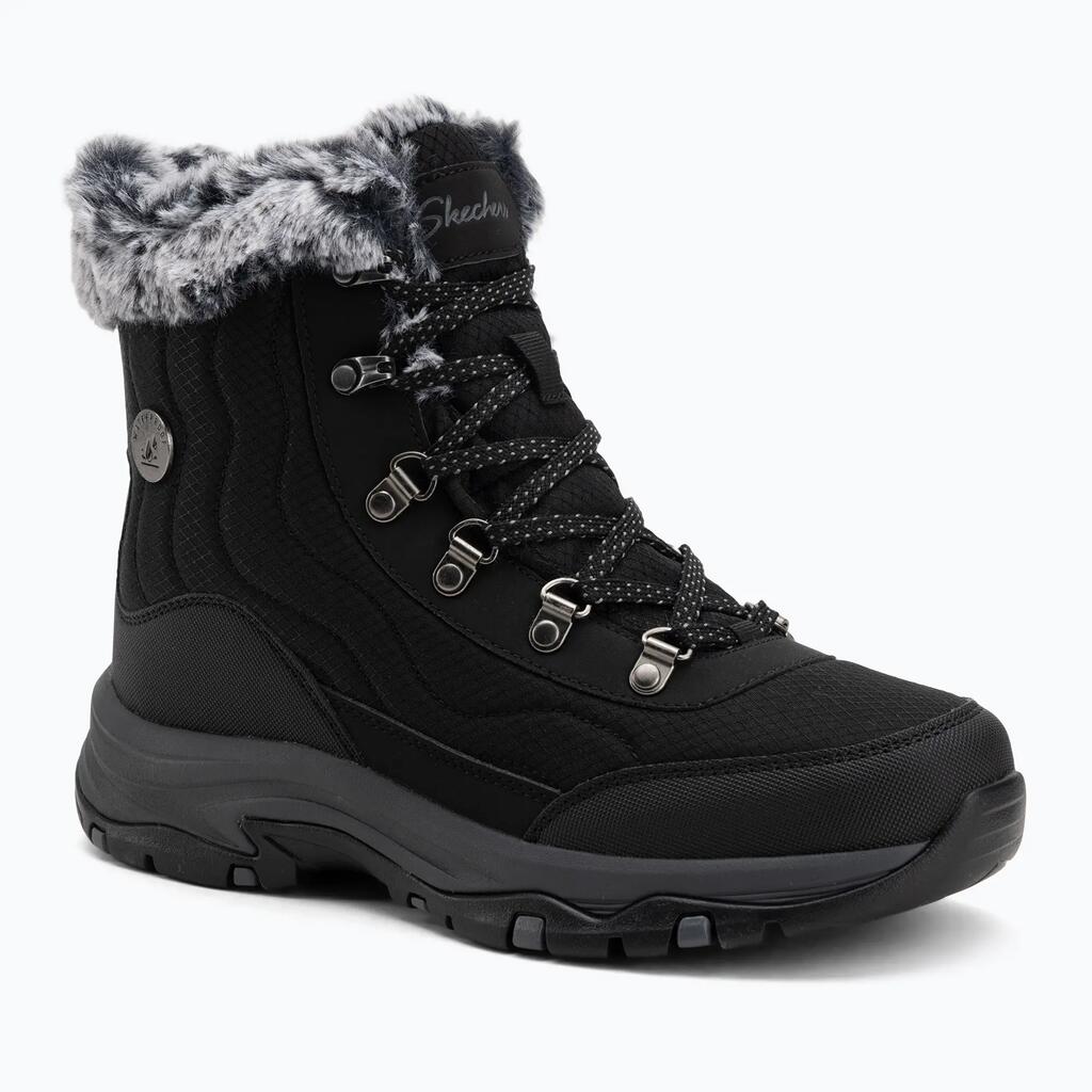 Skechers Trego Stormie Women's Black Winter Ankle Boots