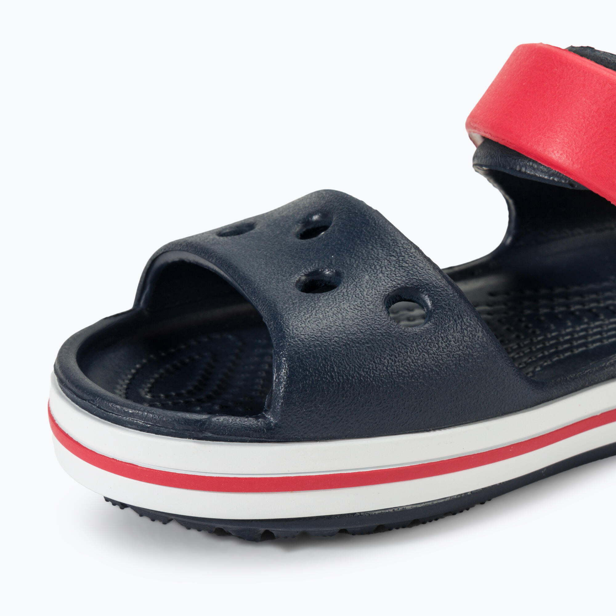 Klapki sandały dziecięce Crocs Kids' Crocband Sandal Navy/Red 12856-485 7/7