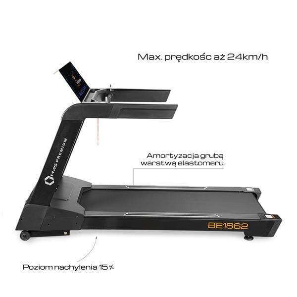 Tapis de course électrique semi commercial be1862 HMS PREMIUM