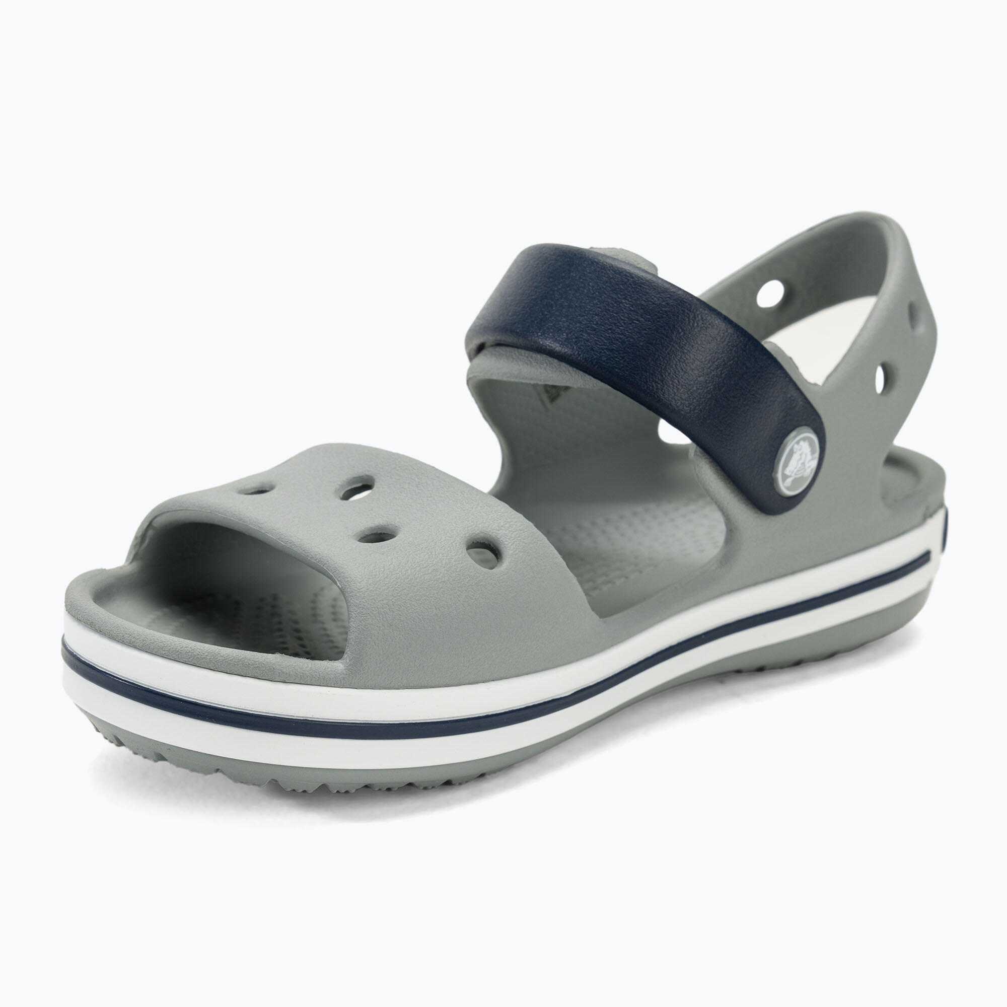 Sandalias Crocs Crosband para niños - gris, Croslite™ 7/7