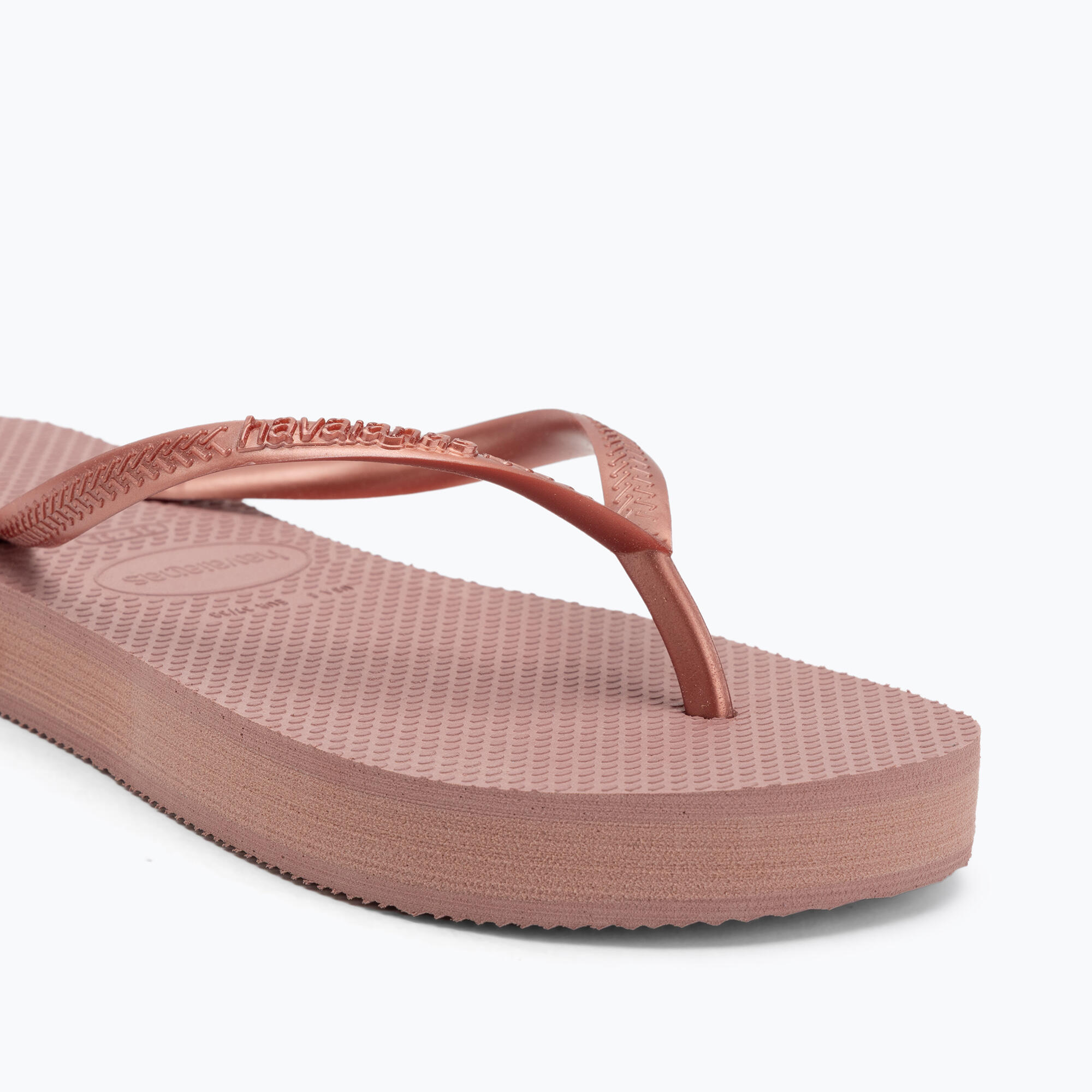 Chinelos Havaianas Modelo Slim Flatform Cor Rosa 7/7