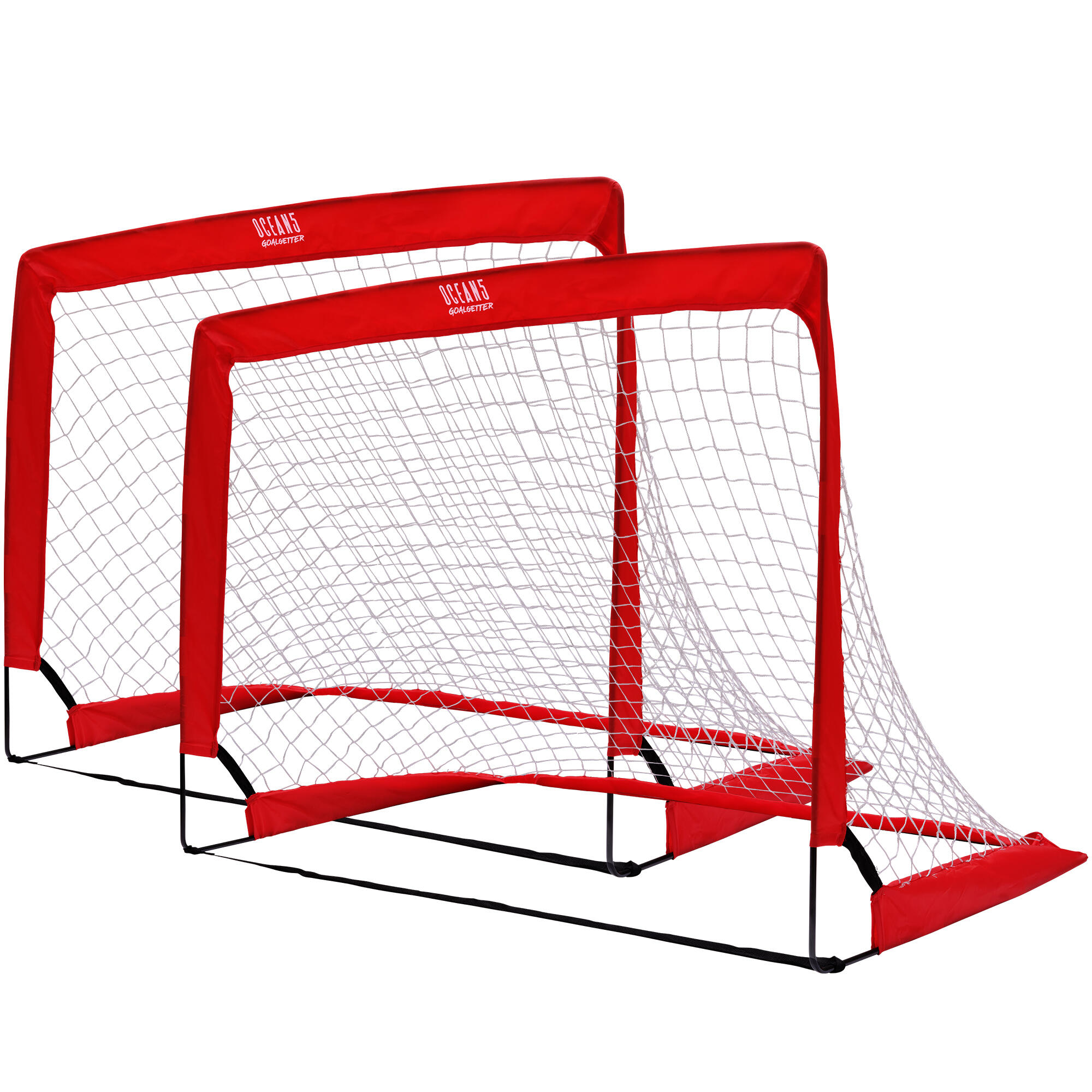 Goalgetter Set - 2 Plooiende Voetbaldoelen voor de Tuin 2/7
