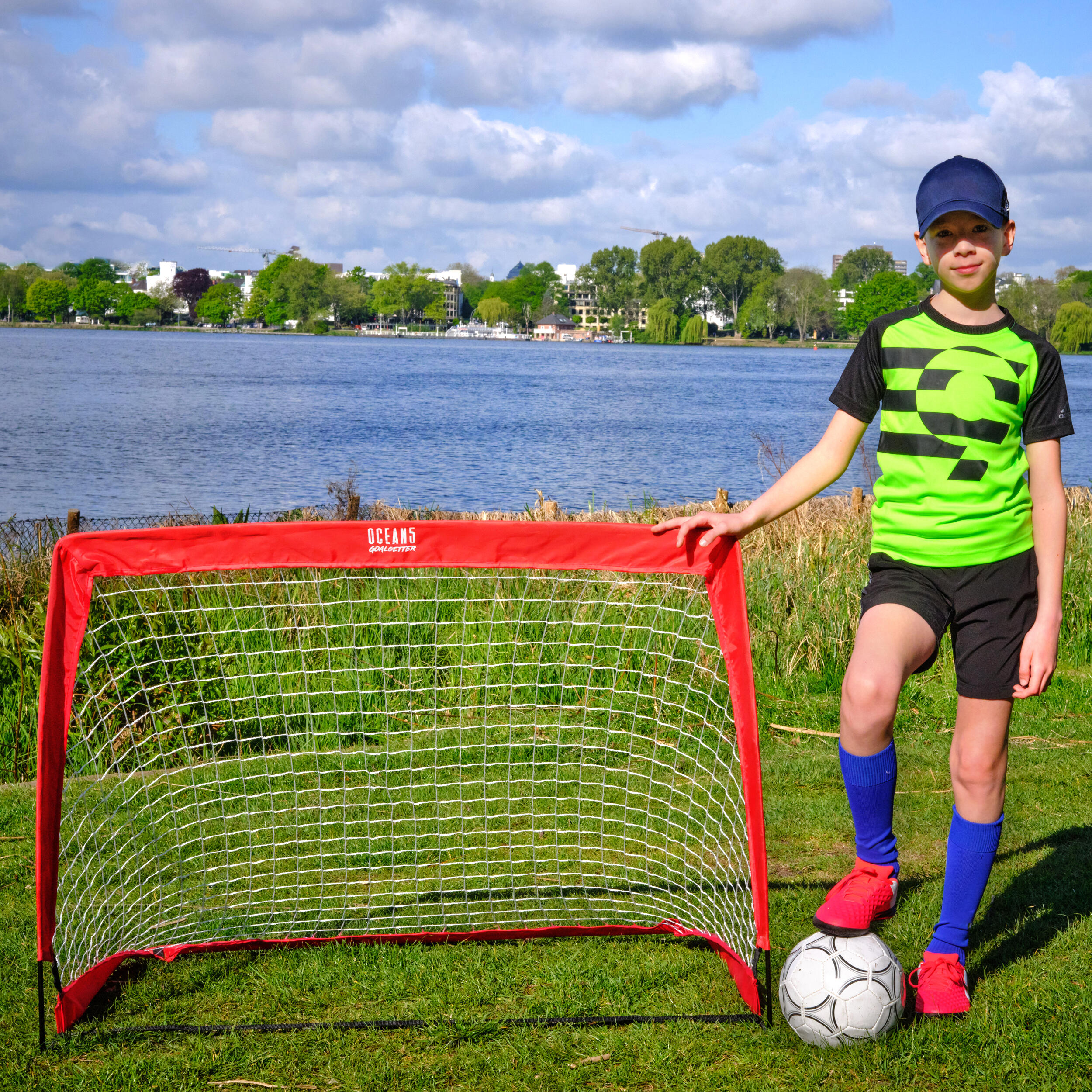 Goalgetter Set - 2 Plooiende Voetbaldoelen voor de Tuin 7/7