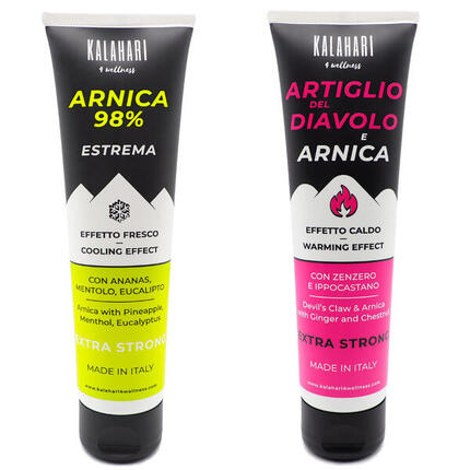 Kit effet Chaud + Froid, Gel Arnica 98% + Griffe du Diable, Idéal pour sportifs