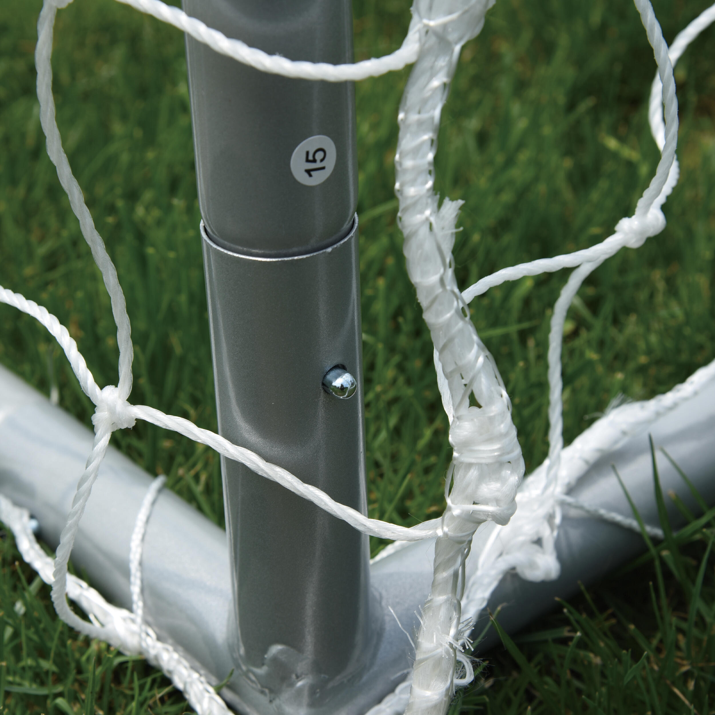 But de football XXL - Gardien pour le jardin en métal, 2,4 m 4/6