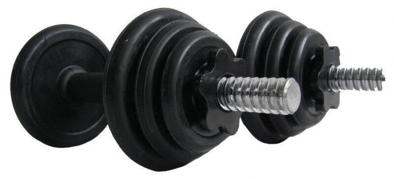 SEDCO Nakládací činka pogumovaná - SET 2 x 5 kg