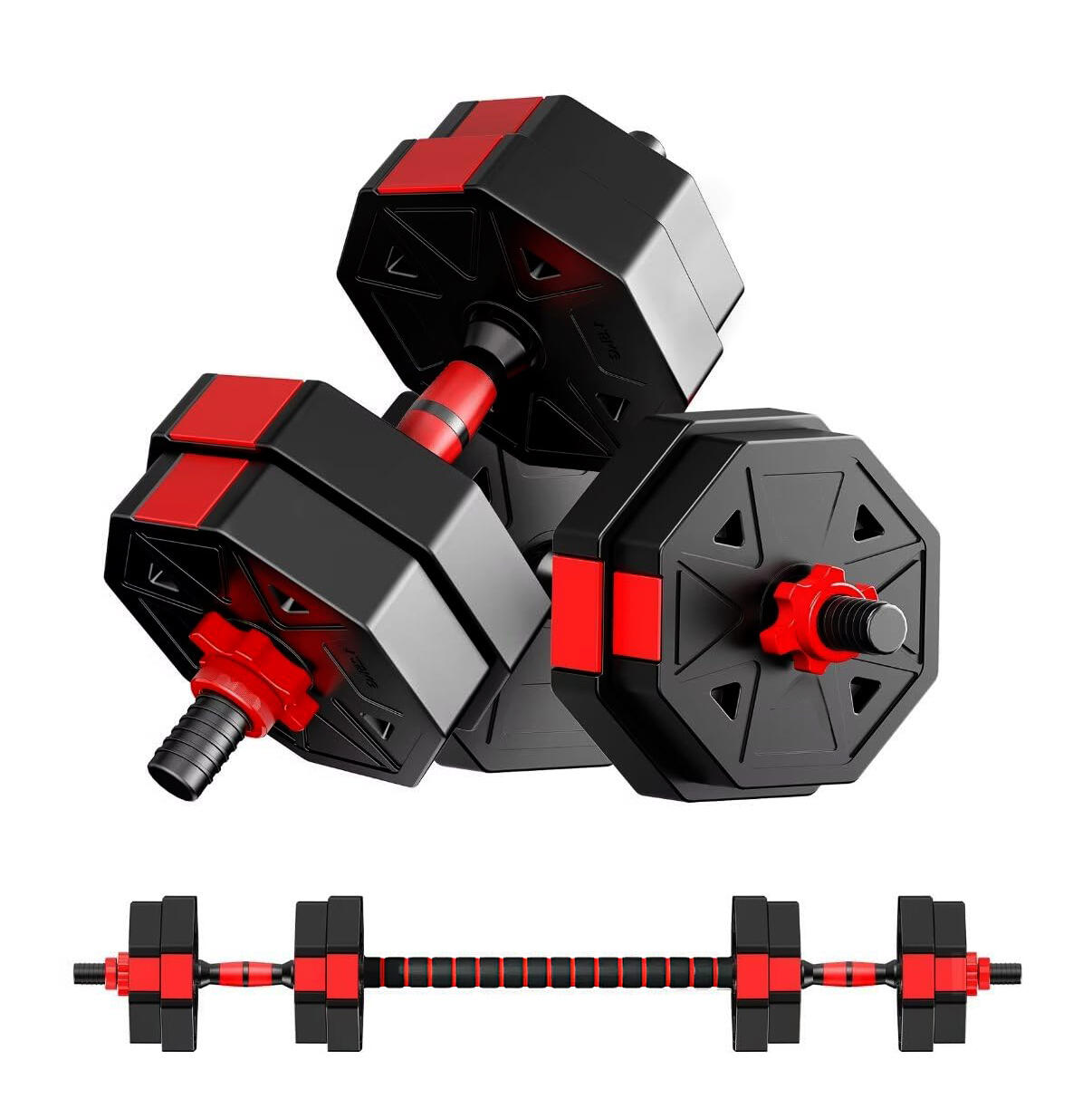 SEDCO Nakládací činka spojovací OCTAGONAL - sada 2x7,5 kg / 1x15 kg