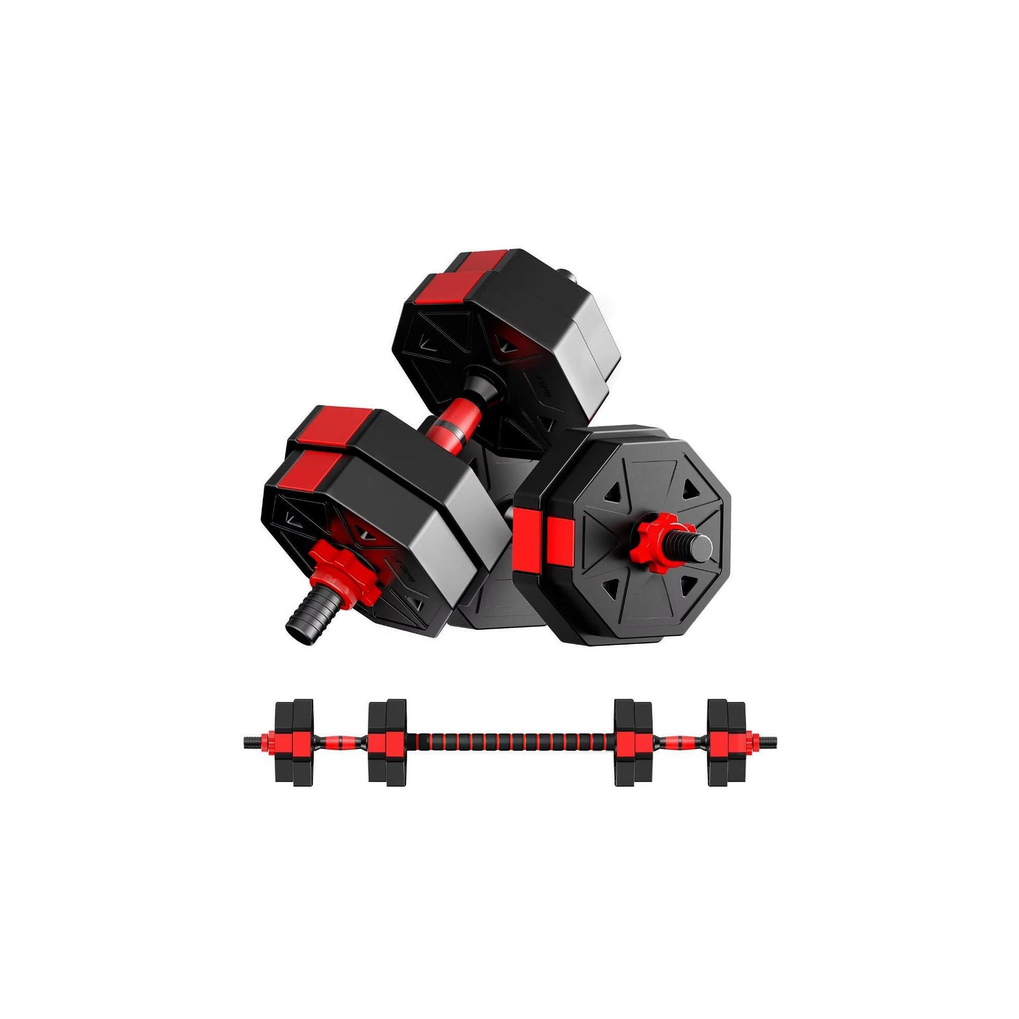 SEDCO Nakládací činka spojovací Sedco OCTAGONAL - sada 2x10 kg / 1x20 kg