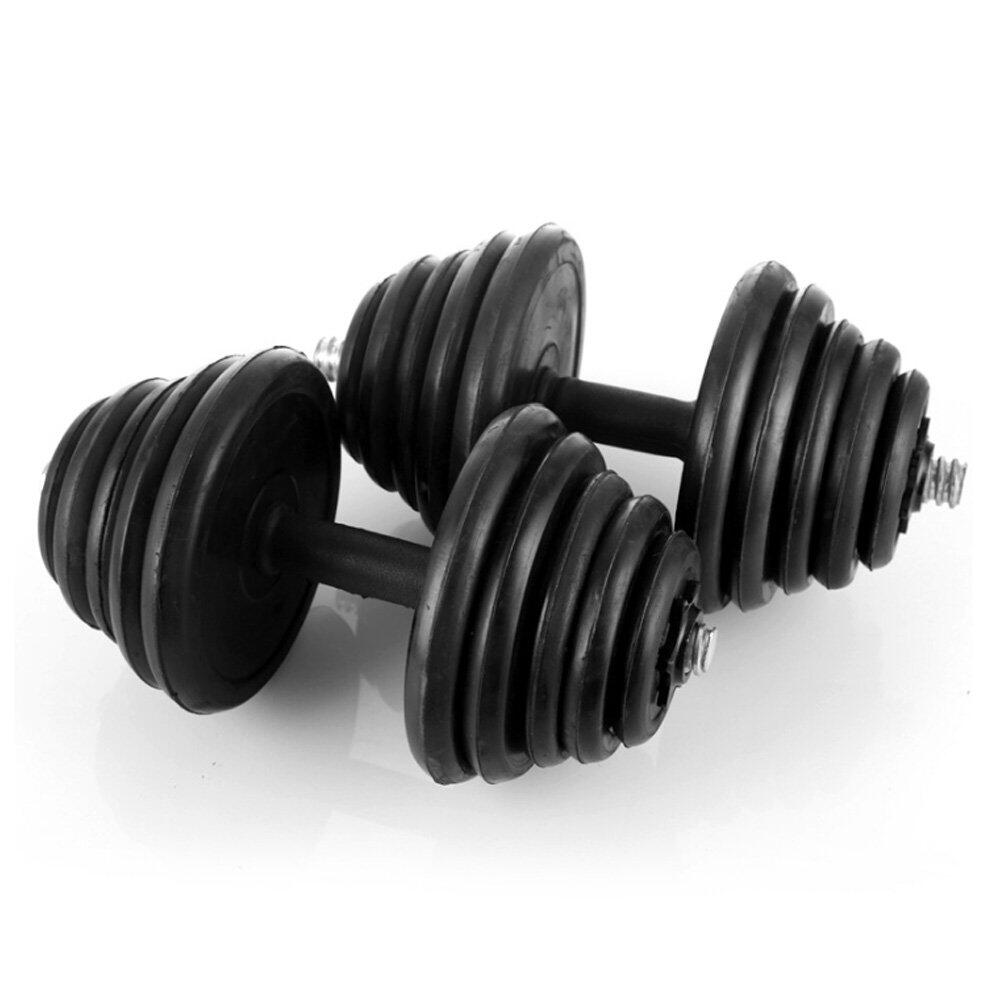 SEDCO Nakládací činka pogumovaná - SET 2 x 10 kg