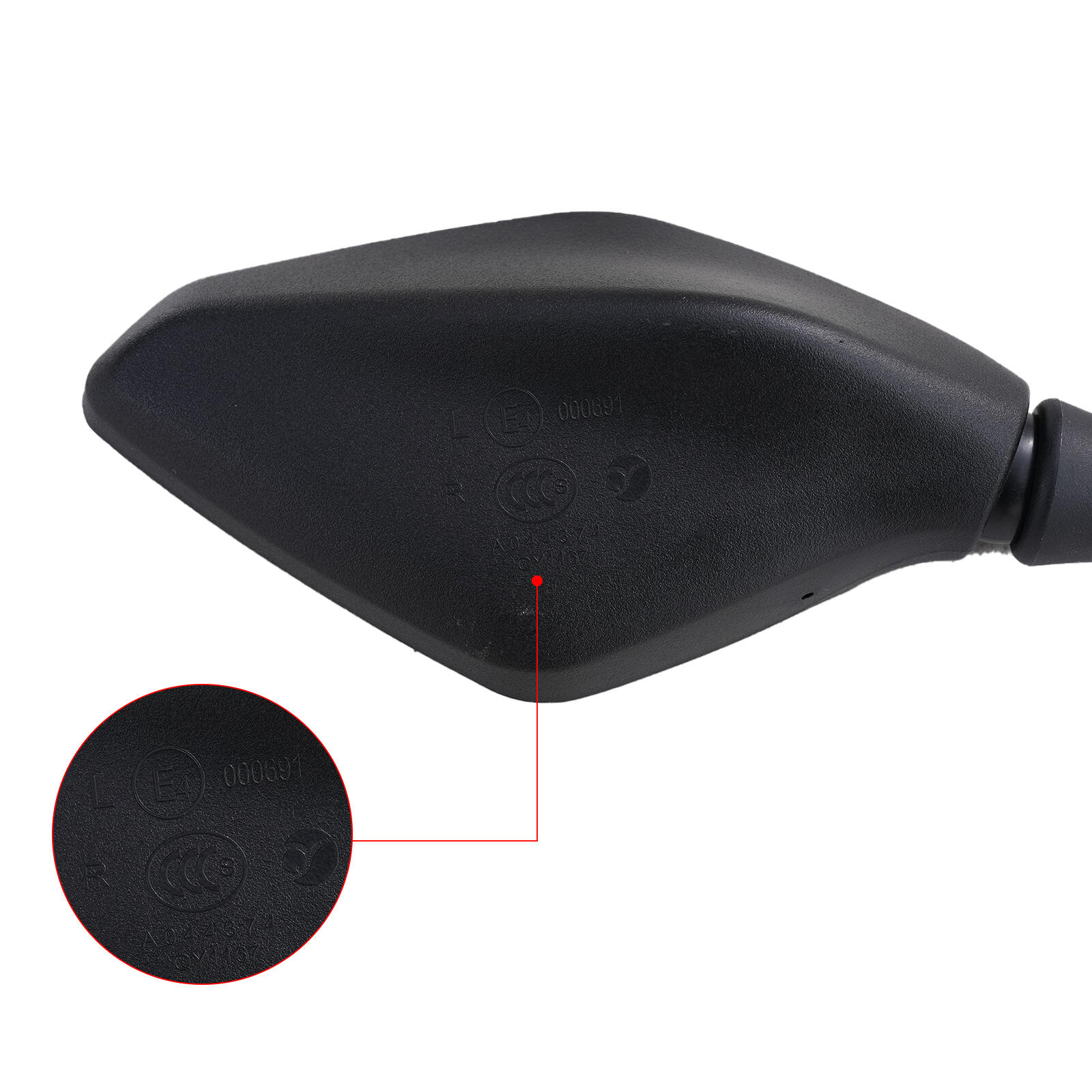 Rétroviseur universel E-Mark réglable grand angle vélo trottinette RCB QY1167 5/6