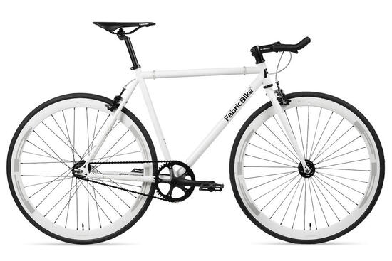 Vélo Fixie Original Hi-Ten Acier 28" - Glossy White