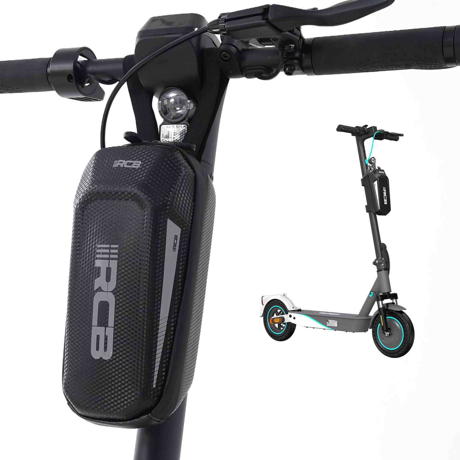 Bolso de cáscara dura RCB para patinete eléctrico – Portátil e impermeable 1/5