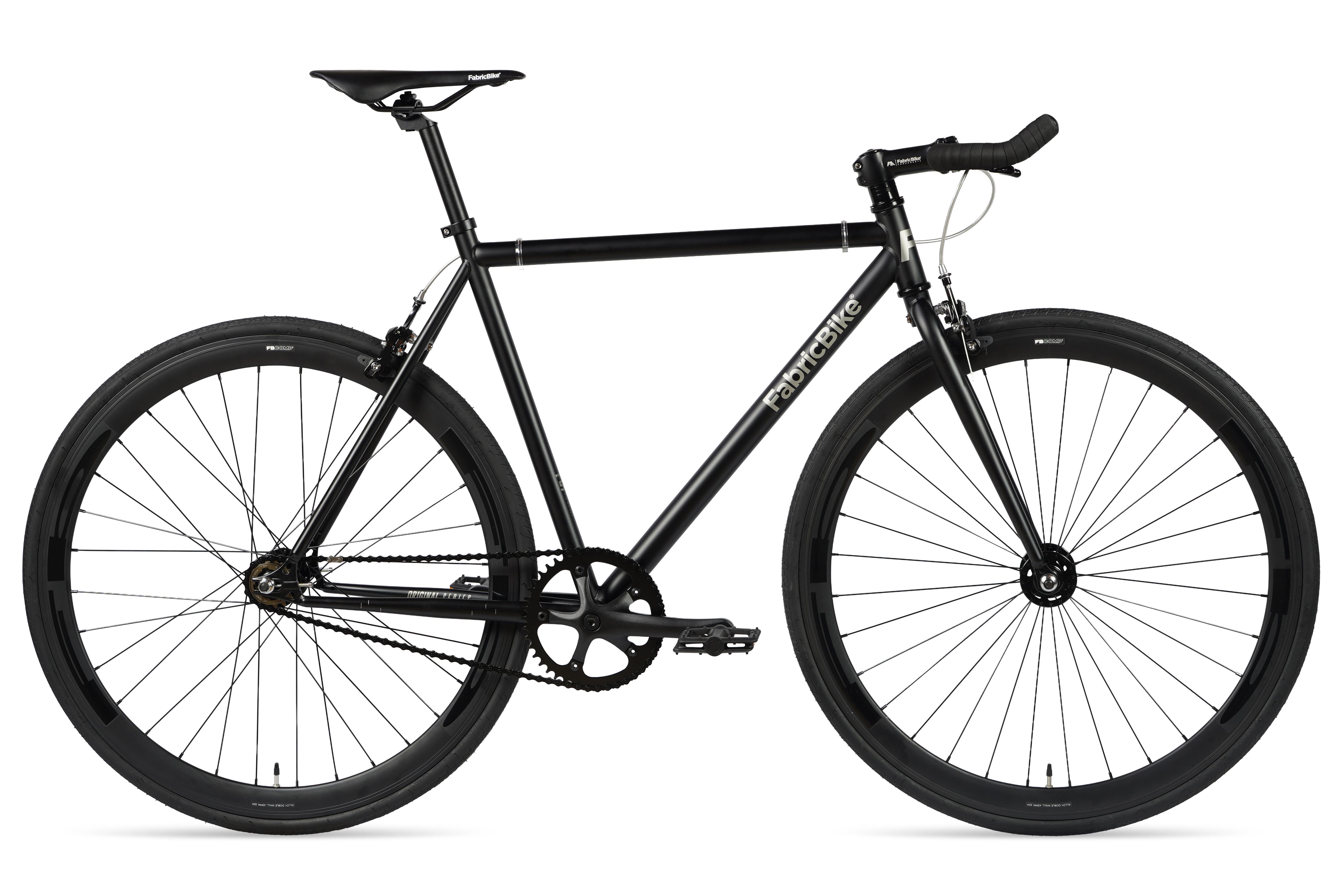Original - Bicicletă fixie Hi-Ten oțel 28. Matte Black