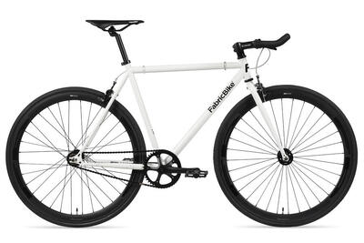 Fixiefiets original hi-ten stalen frame 28" – black & orange