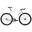 Original - Bicicletă fixie Hi-Ten oțel 28". White/Black