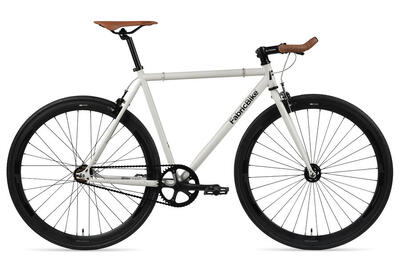 Fixiefiets original hi-ten stalen frame 28" – black & orange