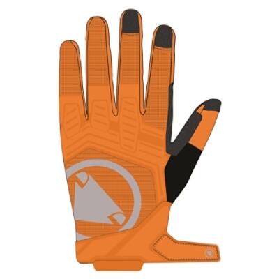 Gants Longs Endura Singletrack II Orange