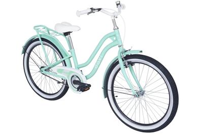 Kinderstadsfiets 24 inch 9-12 jaar davi zilly robuust frame 14" 1 versnellingen