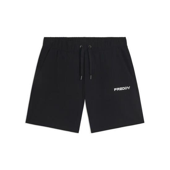Pantalon court mi-cuisse en jersey élastique