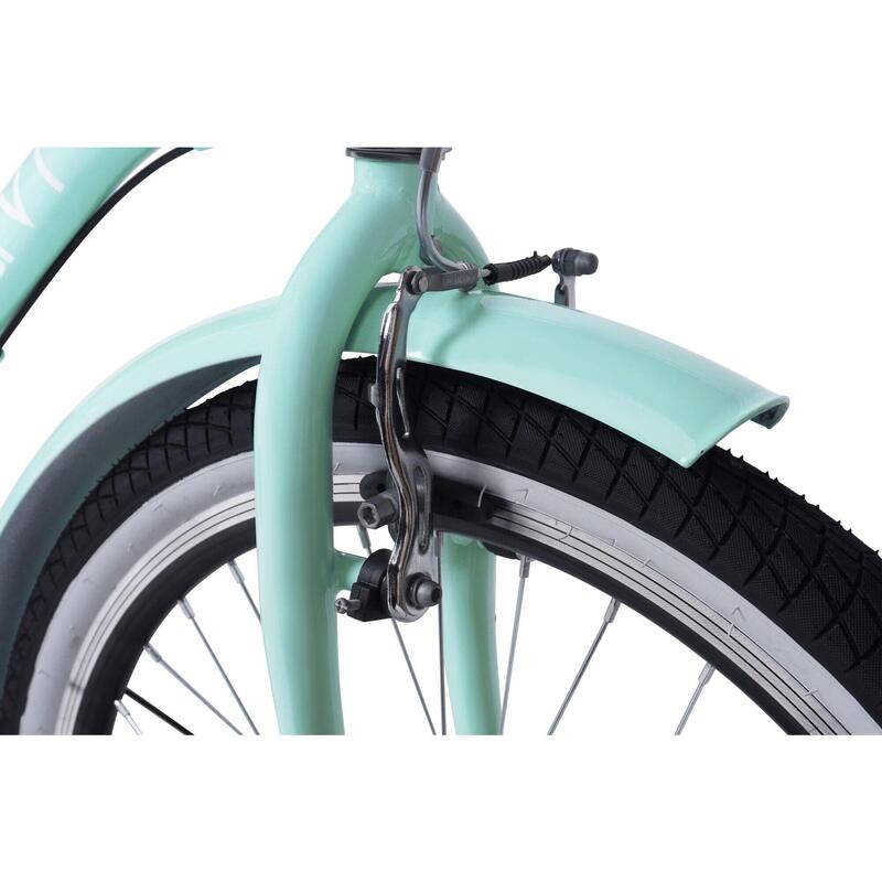 Dětské kolo Davi Zilly, 24", 130–165 cm, 1 rychlost, mátové