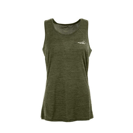 Débardeur fonctionnel Action femme vert olive