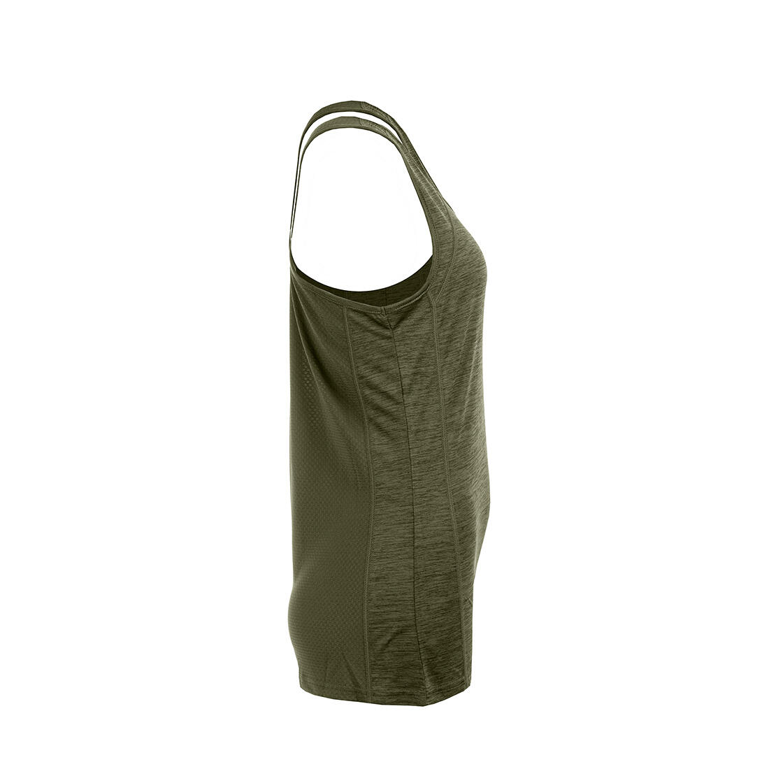 Action Funktions-Tanktop Damen Olivgrün 3/4