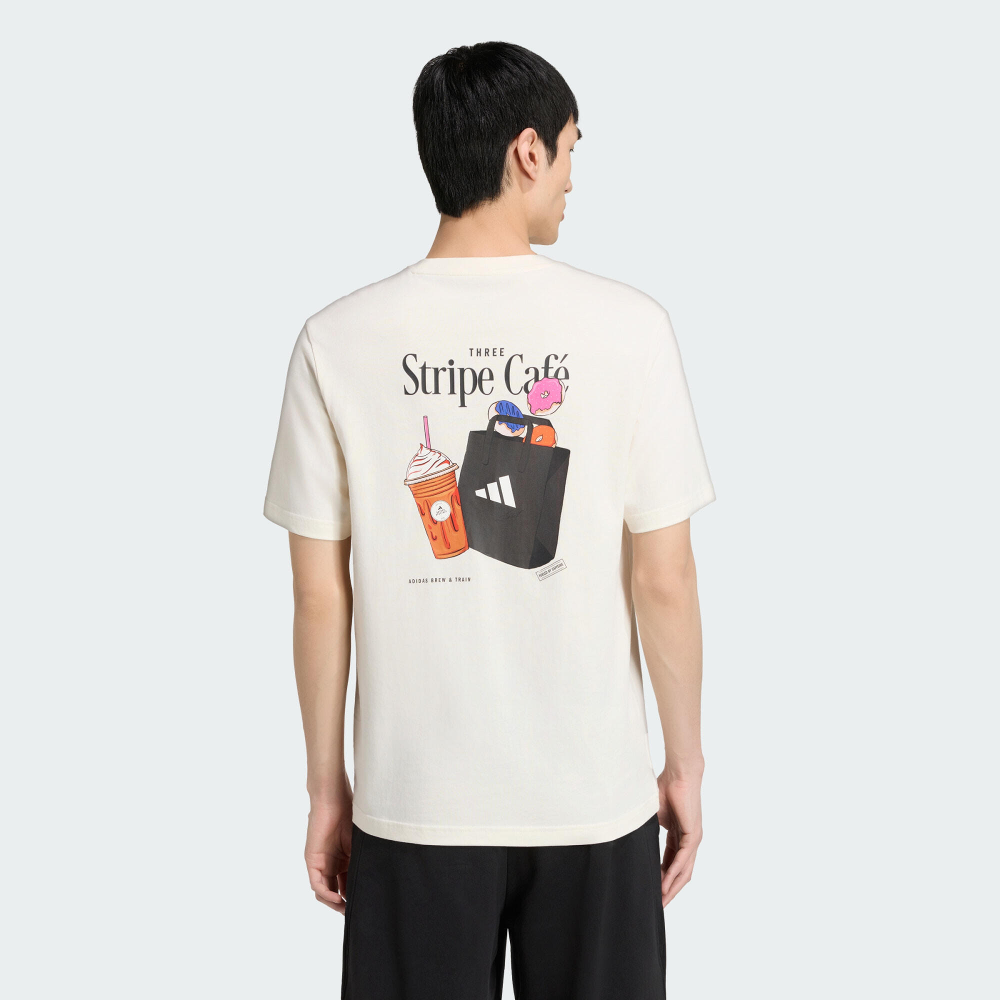 T-SHIRT COFFEE CAFE DONUT BAG GRAPHIC 3/5