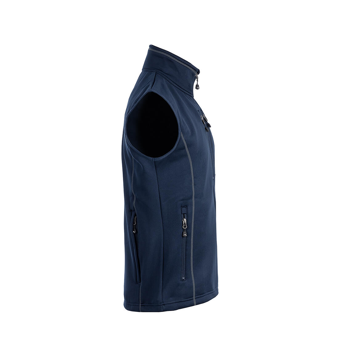 Powerfleece-Weste für Herren in Marineblau 2/6