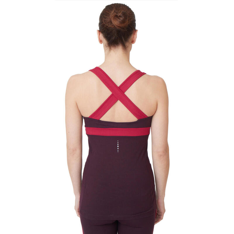 Yoga Racerback Top Shape Me Yoga Damen Violett Stretchig YOGISTAR