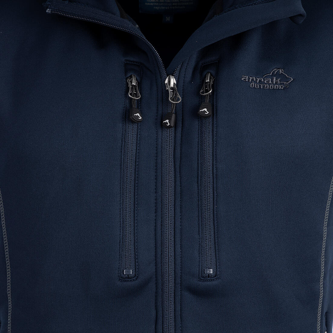 Powerfleece-Weste für Herren in Marineblau 4/6