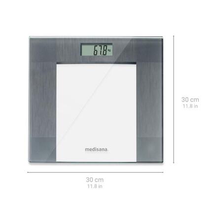 medisana PS 400 pèse-personne verre 6 mm, ultra-plat