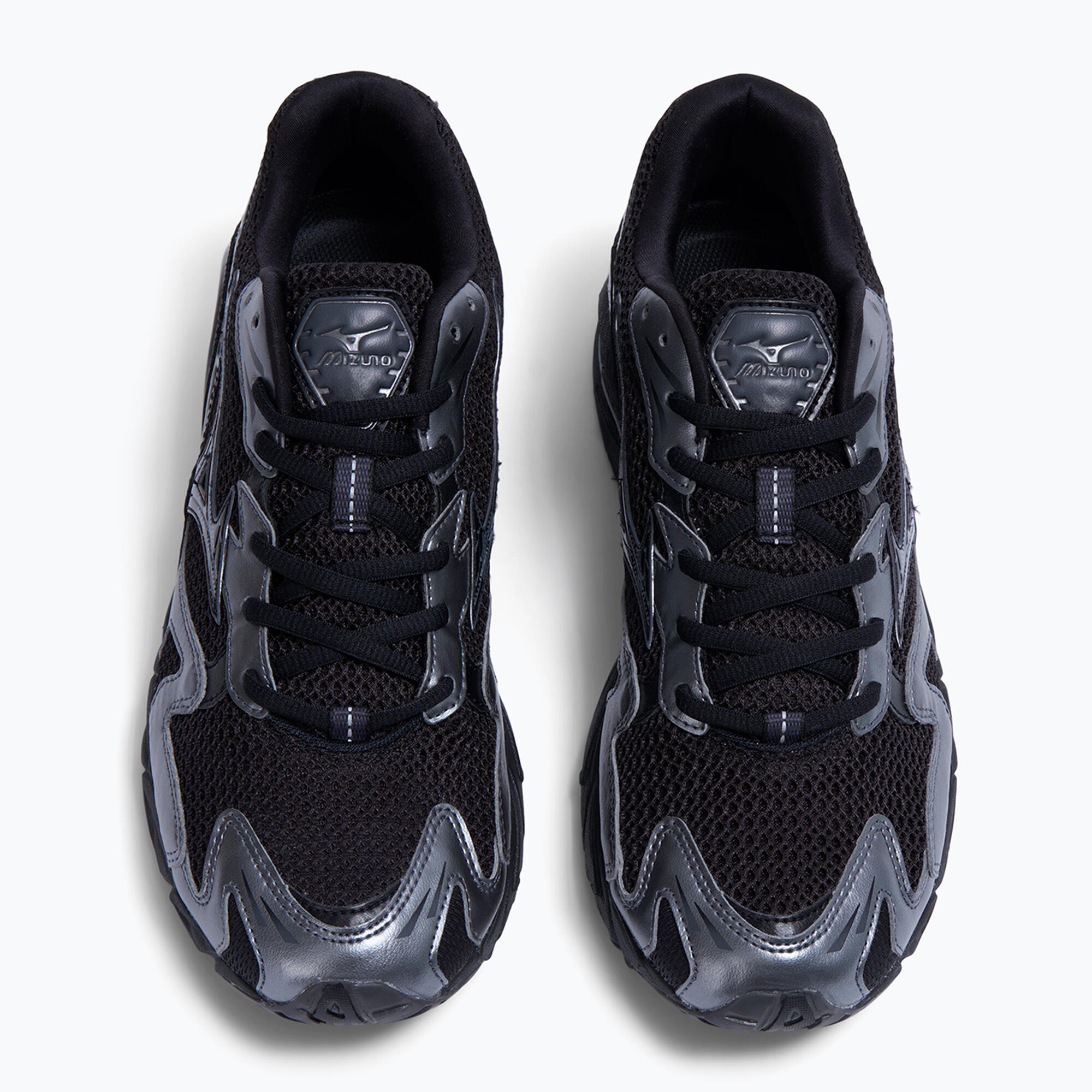 Mizuno Wave Rider 10 Black Black Sand Metallic Gray 4/5