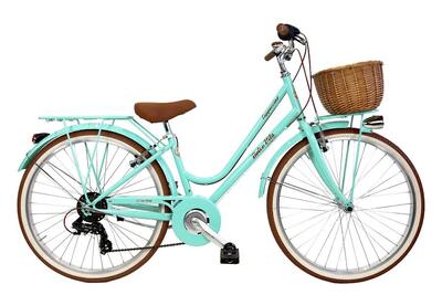 Bici da città Dolce Vita by Canellini CAPPUCCINO 26" con cesto - Tiffany