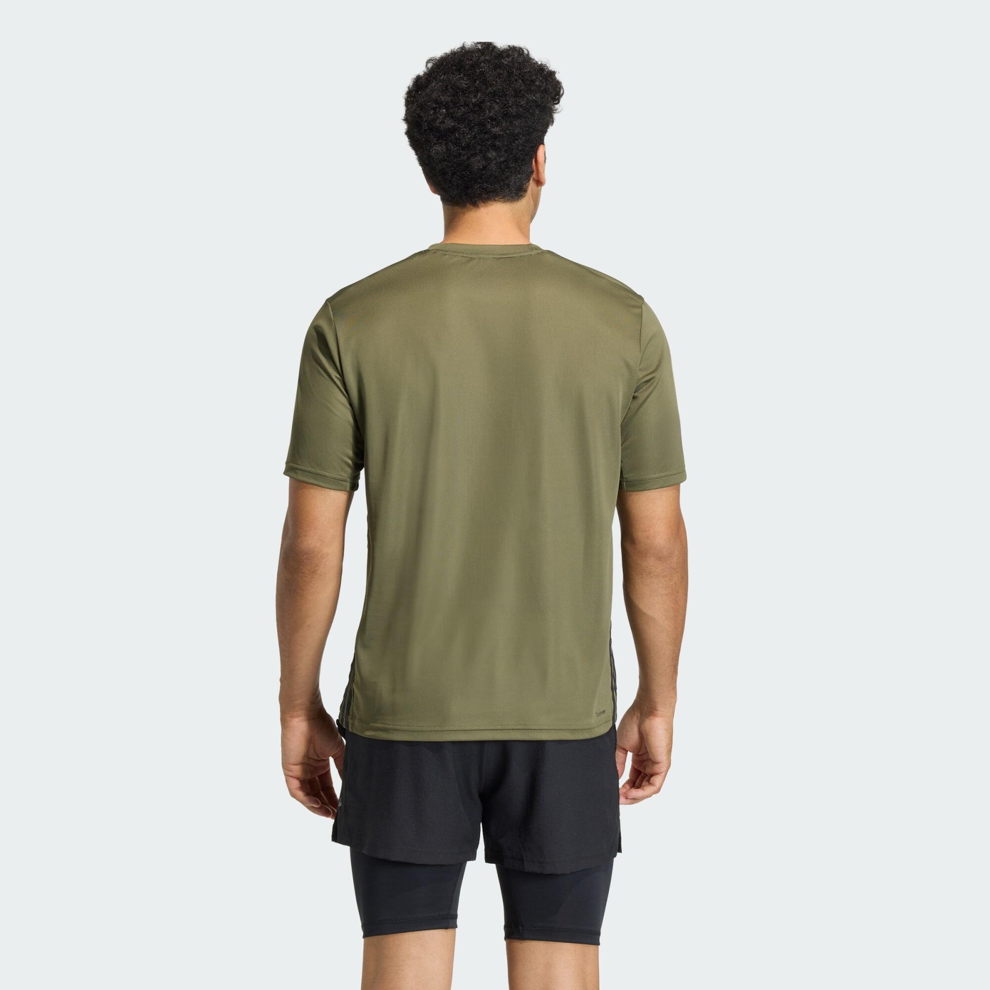 WORKOUT ESSENTIALS BASE 3-STRIPES T-SHIRT 3/5