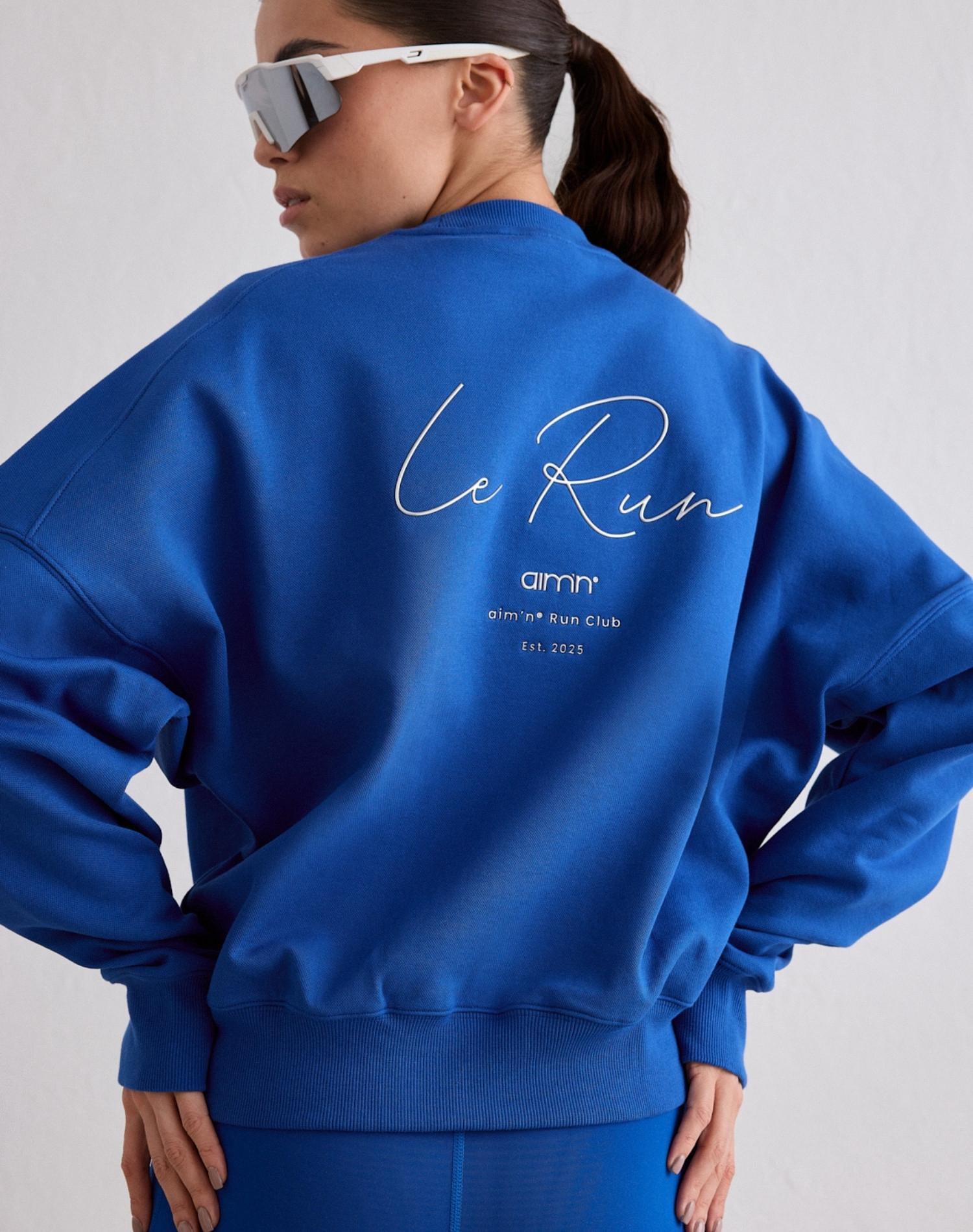 Femme Sweat de Course Respirant Évacuation de l'humidité Le Run Azur 2/5