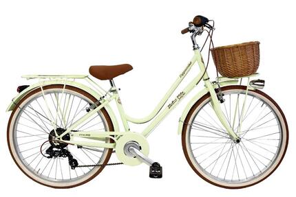 Vélo de ville Dolce Vita by Canellini CAPPUCCINO 26" avec panier - Rose