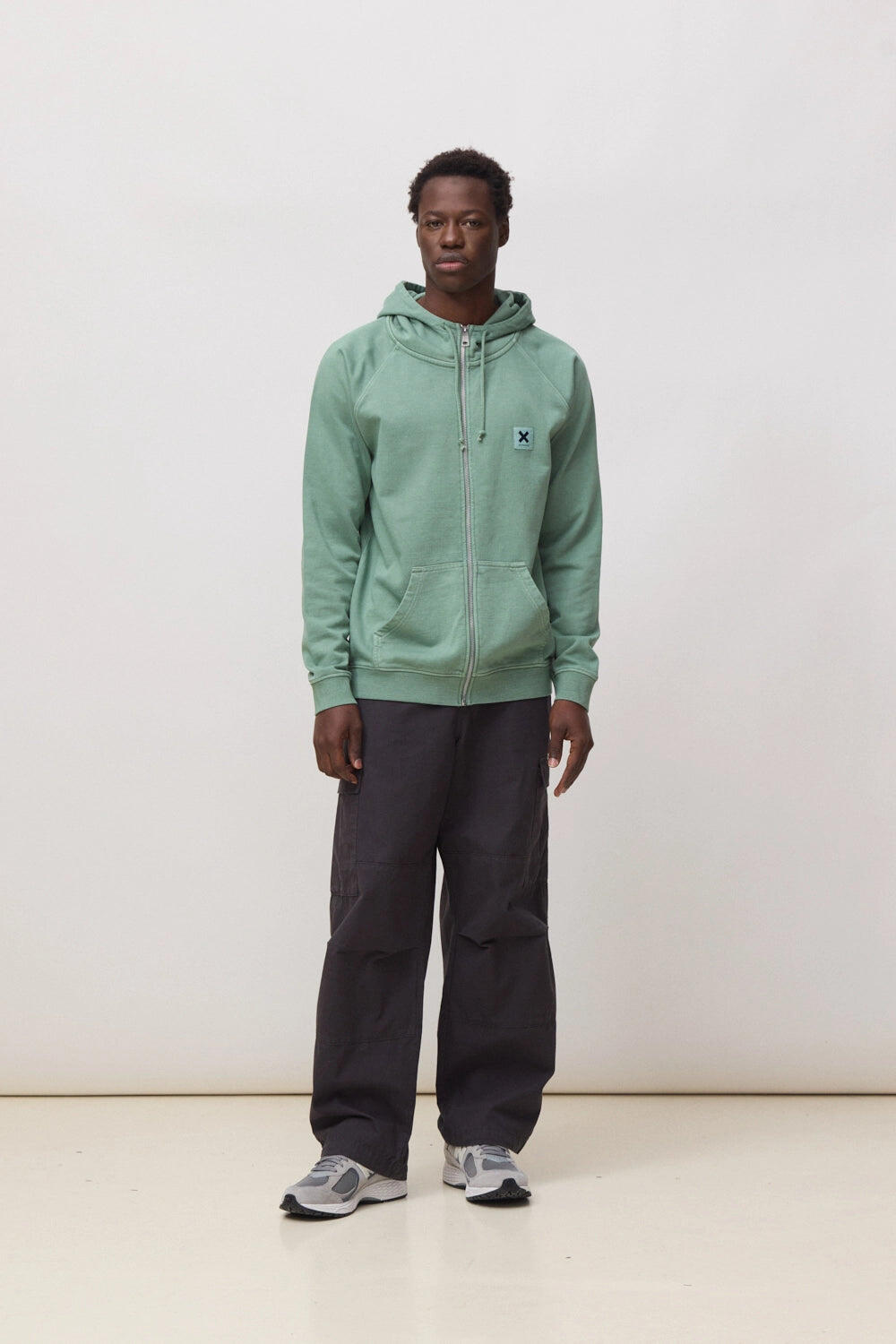 Sudadera con Capucha Blue Banana Sage de Algodón 100% Orgánico 3/7
