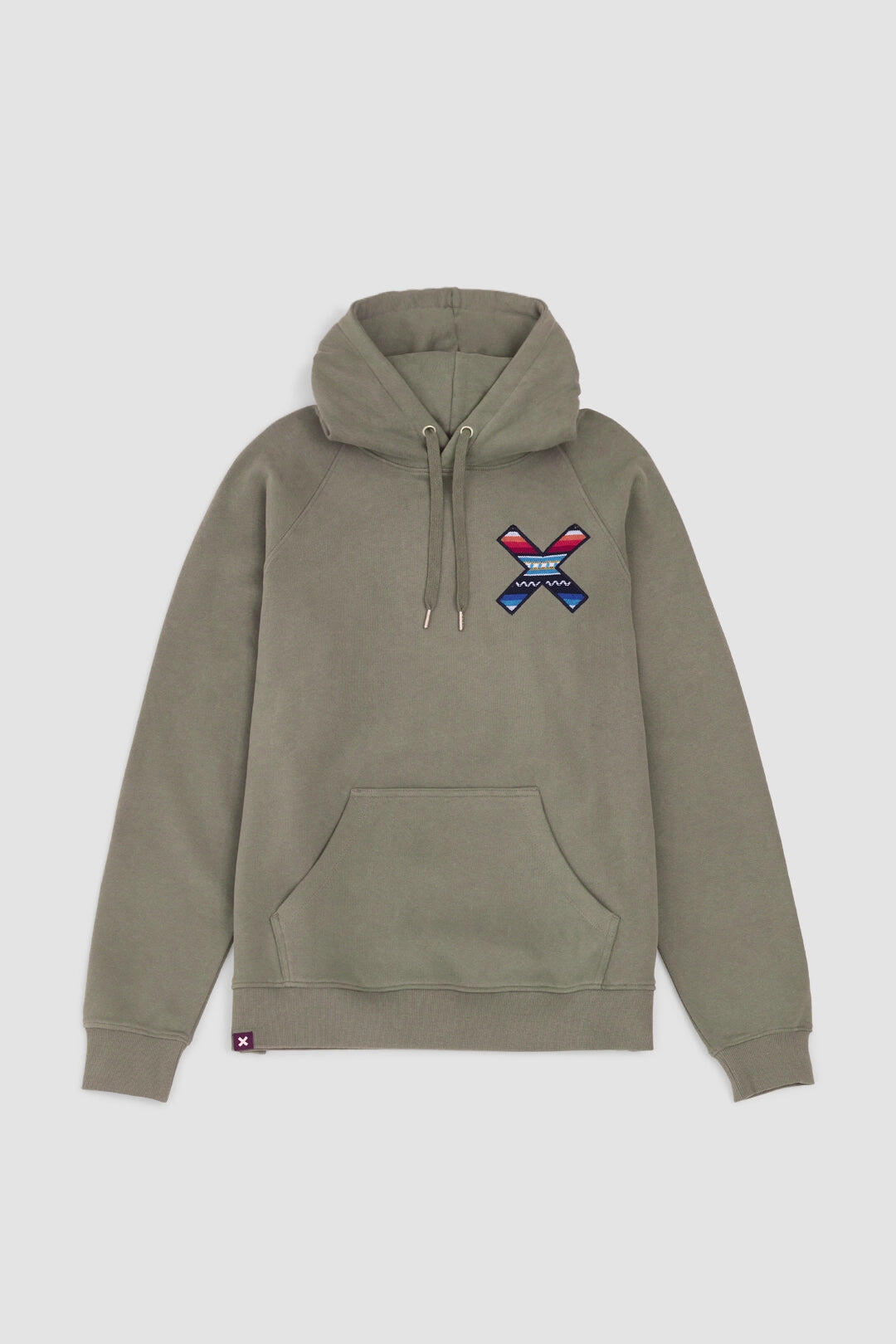 Sudadera con Capucha Blue Banana Caqui de Algodón 100% Orgánico 7/7