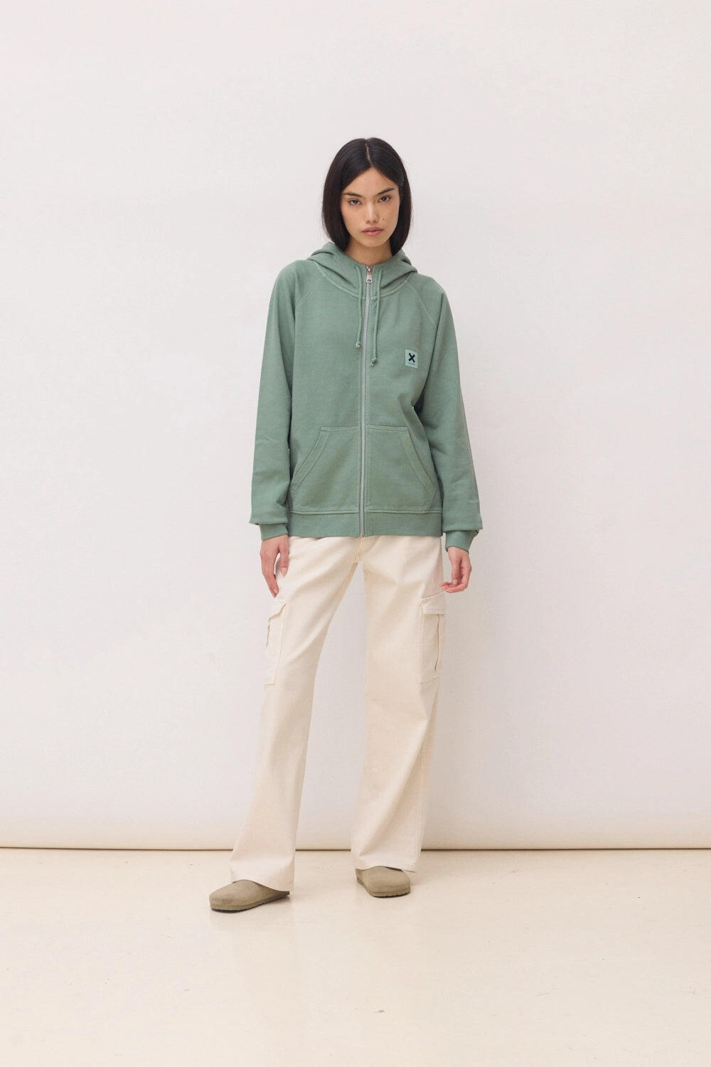 Sudadera con Capucha Blue Banana Sage de Algodón 100% Orgánico 6/7