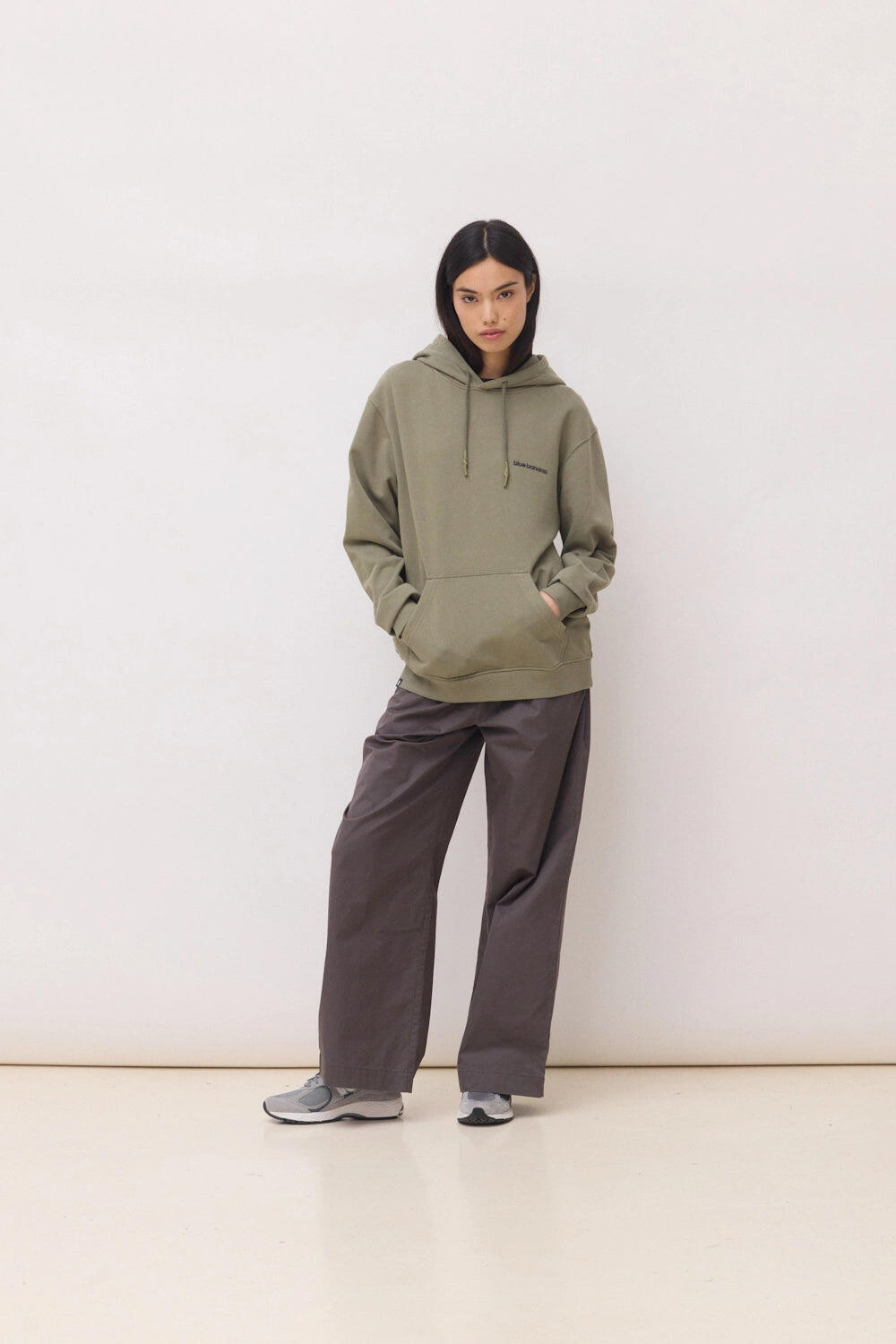 Sudadera con Capucha Blue Banana Olive Green de Algodón 100% Orgánico 6/7