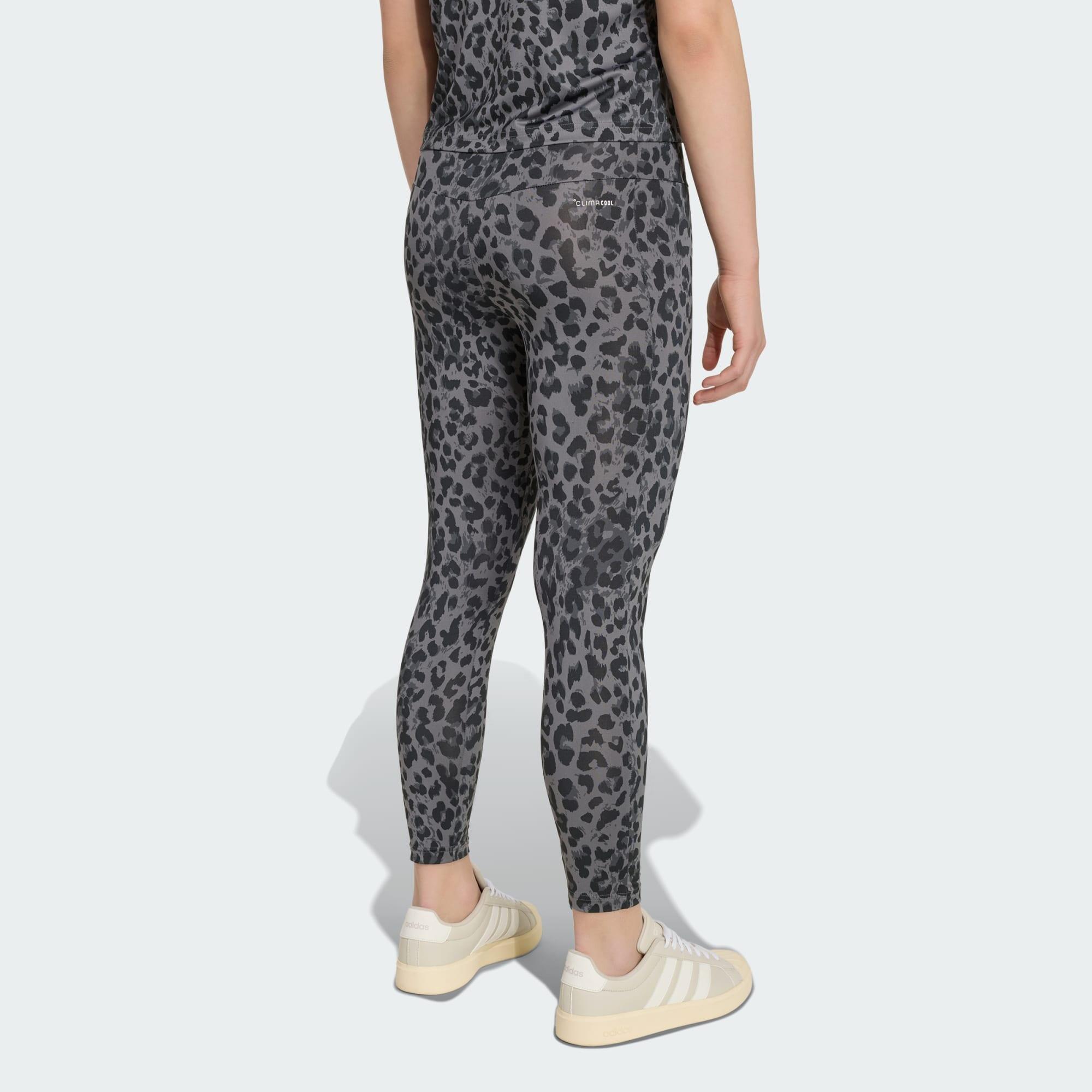 LEGGINGS SPORTIVI CON STAMPA ANIMALIER 3/5