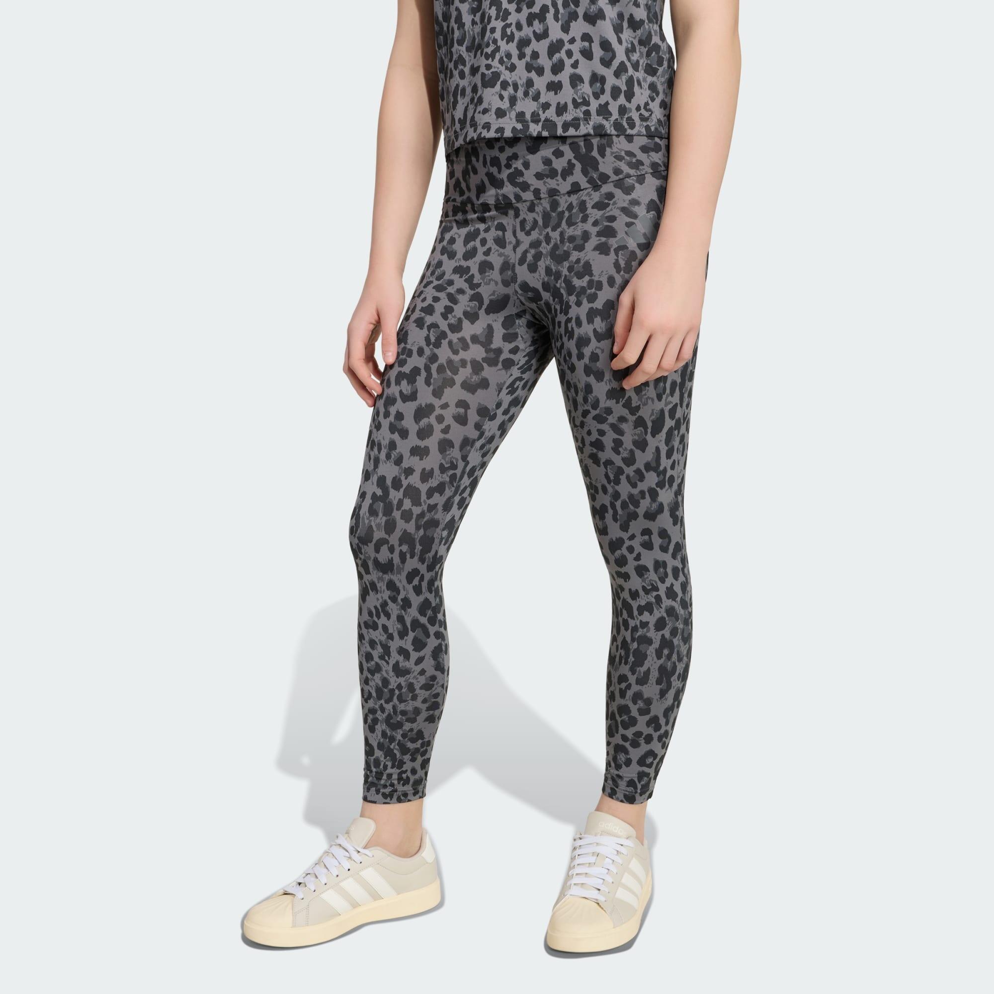 LEGGINGS SPORTIVI CON STAMPA ANIMALIER 2/5