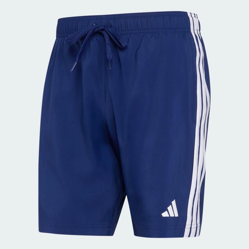PANTALONI SCURȚI DE ÎNOT CU 3 DUNGI, 8 INCHI