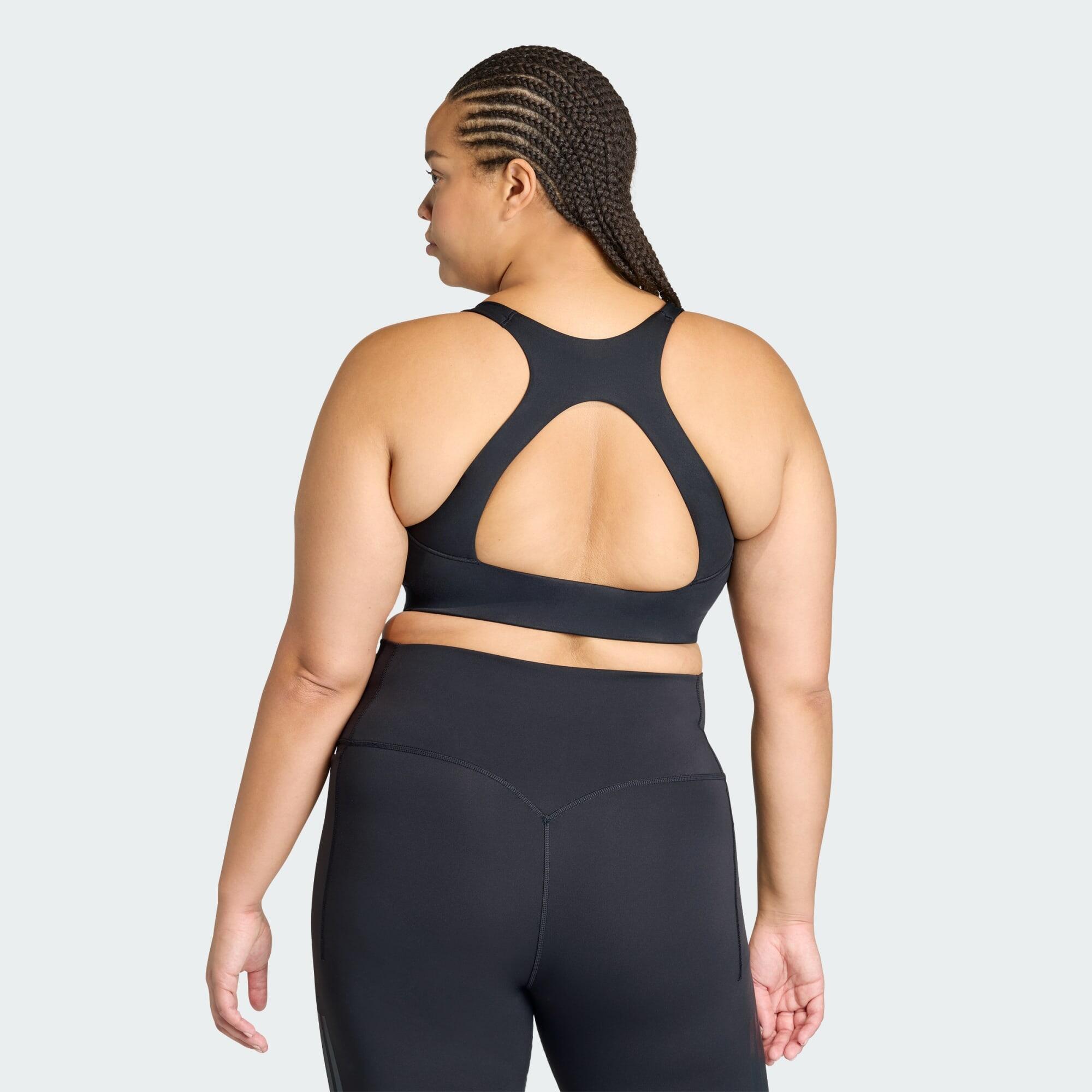 Brassière 3 bandes Optime Workout Maintien moyen (grandes tailles) 3/6