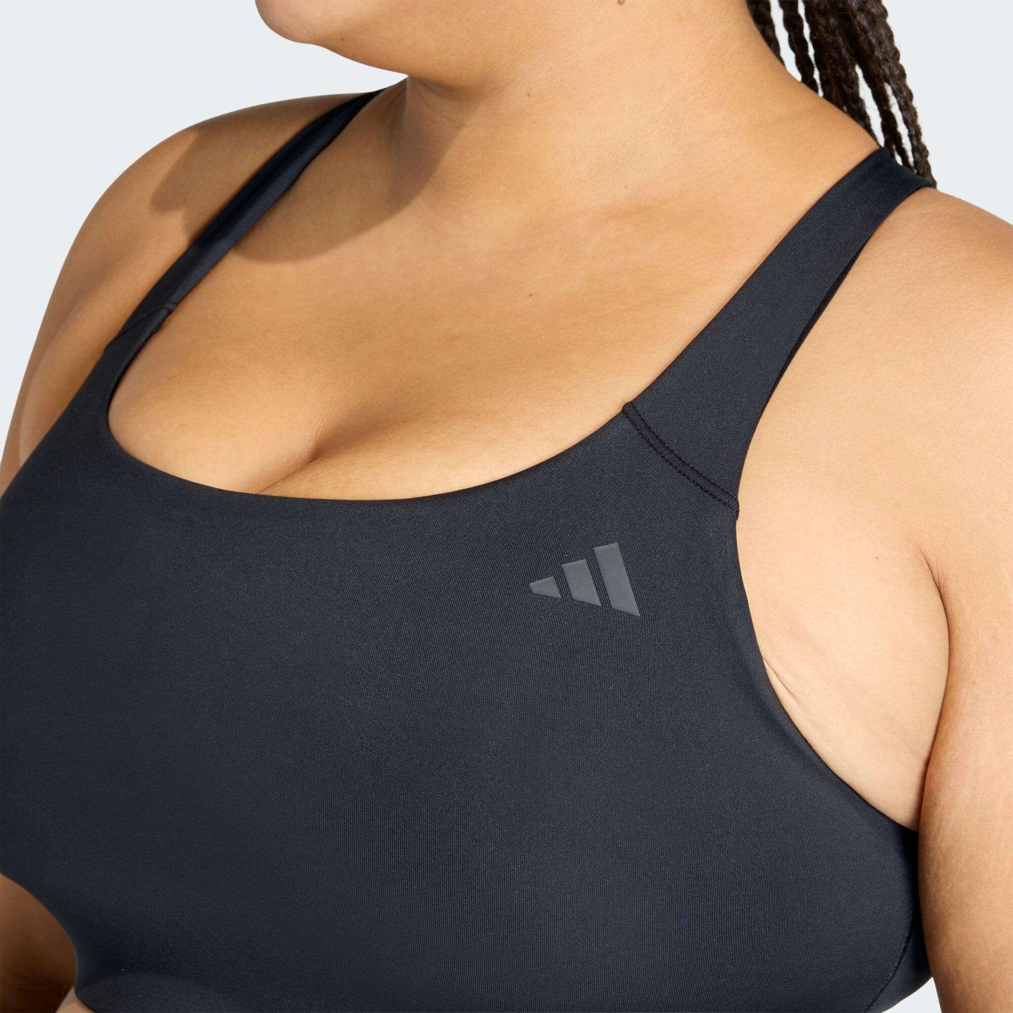Brassière 3 bandes Optime Workout Maintien moyen (grandes tailles) 5/6