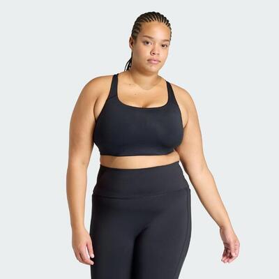 Optime 3-stripes medium support workoutbeha (grote maat)